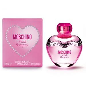 Moschino Pink Bouquet 50 ml, Eau de Toilette Spray Donna