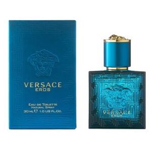 Versace Eros pour Homme 30 ml, Eau de Toilette Spray Uomo