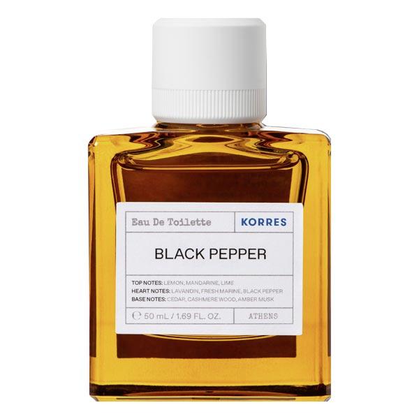 korres black pepper eau de toilette 50 ml