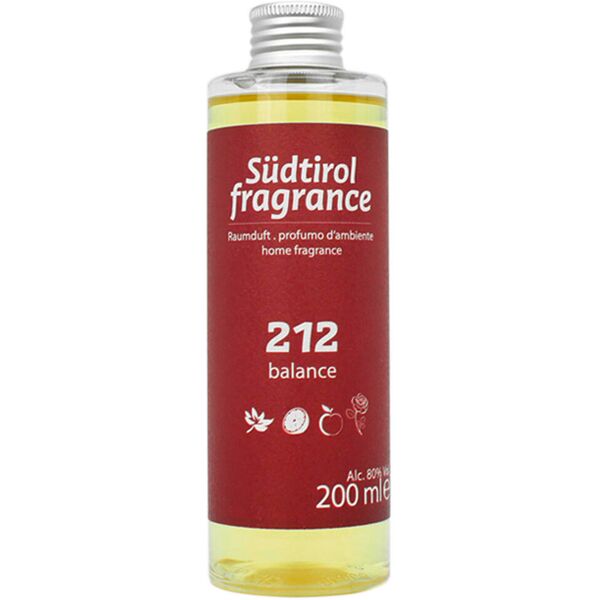 team dr joseph alto adige fragranza 212 flacone di ricarica per profumo d'ambiente 200 ml