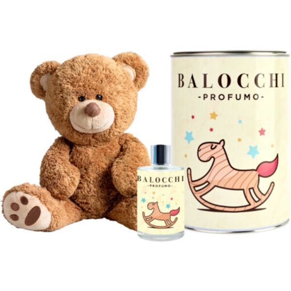 balocchi baby collection profumo + orsetto rino 100 ml eau de toilette + orsetto rino