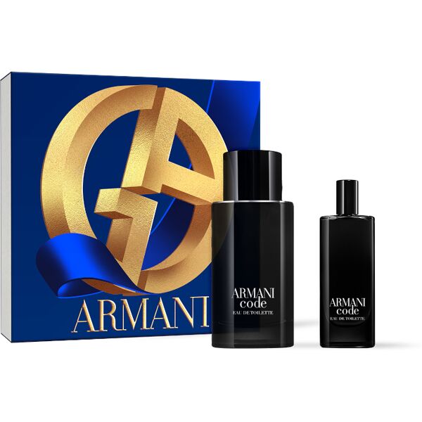 armani code homme edt cofanetto 75 ml eau de toilette + 15 ml eau de toilette