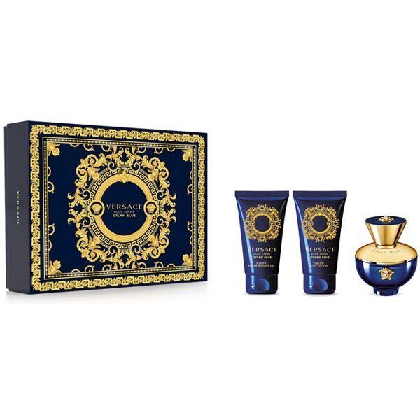 versace pour femme dylan blue confezione 50 ml eau de parfum + 50 ml shower gel + 50 ml body lotion