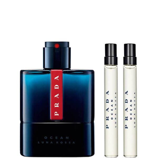 prada luna rossa ocean confezione 100 ml eau de toilette e 2 x 10 ml travel spray eau de toilette