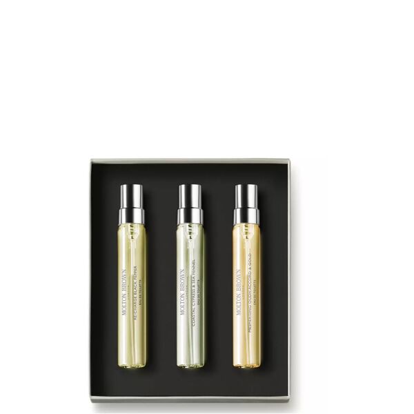 molton brown wood & aromatic fragrance discovery set 3 x 7,5 ml