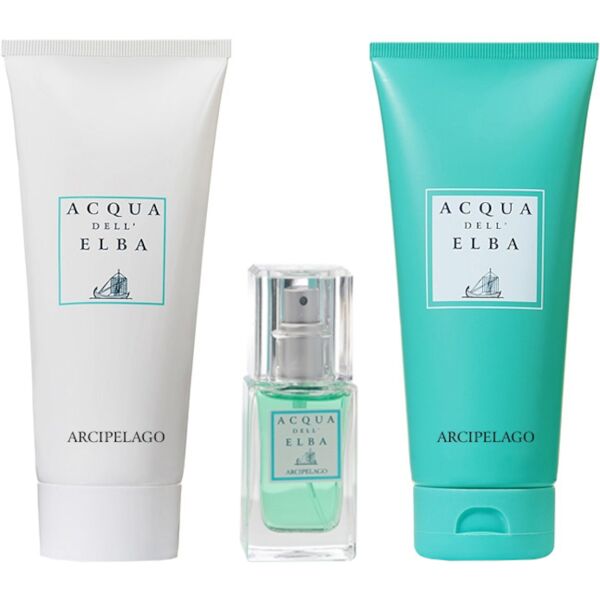 acqua dell'elba acqua dell'elba arcipelago uomo edp confezione 15 ml eau de parfum + 200 ml gel doccia shampoo + 200 ml crema corpo