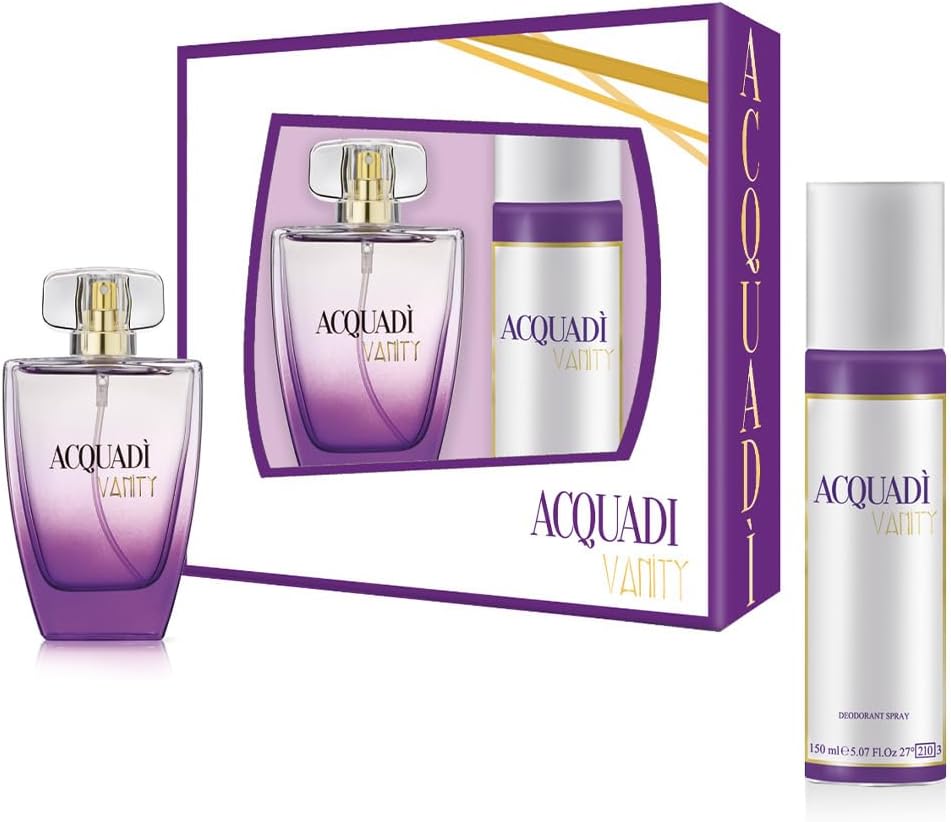 Acquadì Vanity Cofanetto Donna Eau De Toilette 100ml + Deodorante Spray 150ml