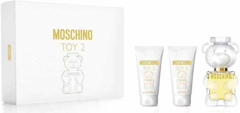 Moschino Toy 2 Cofanetto Regalo Eau De Parfum 50ml + Shower Gel 50ml + Body Lotion 50ml