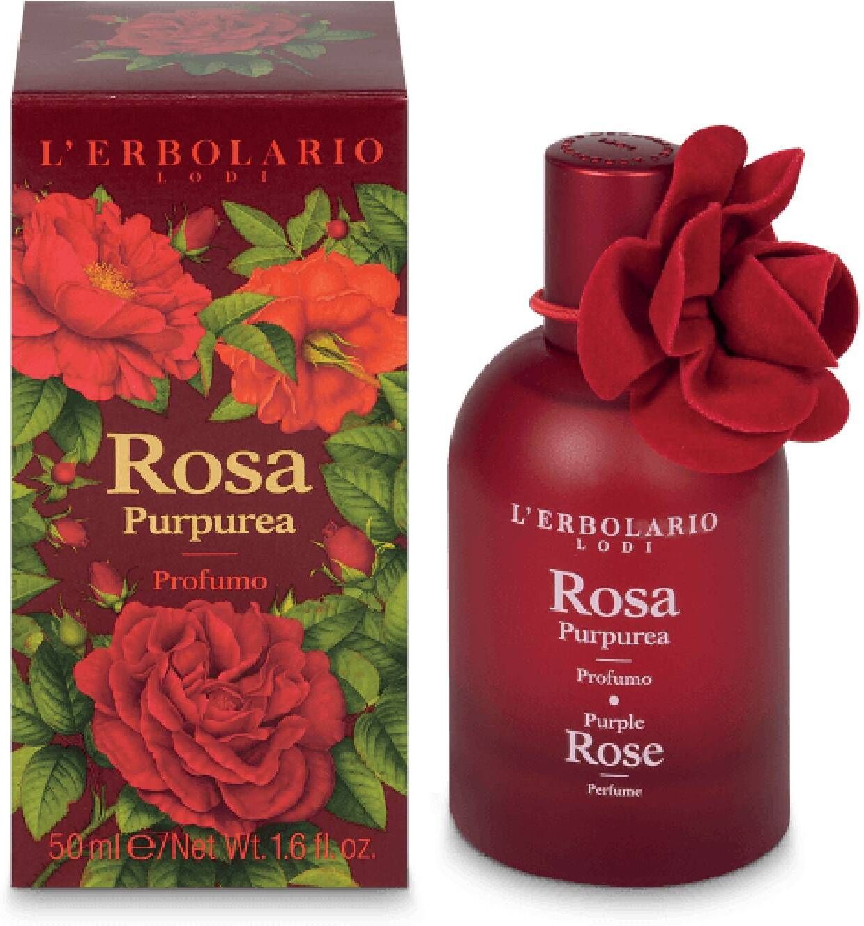 L'erbolario Rosa Purpurea Profumo Donna 50ml