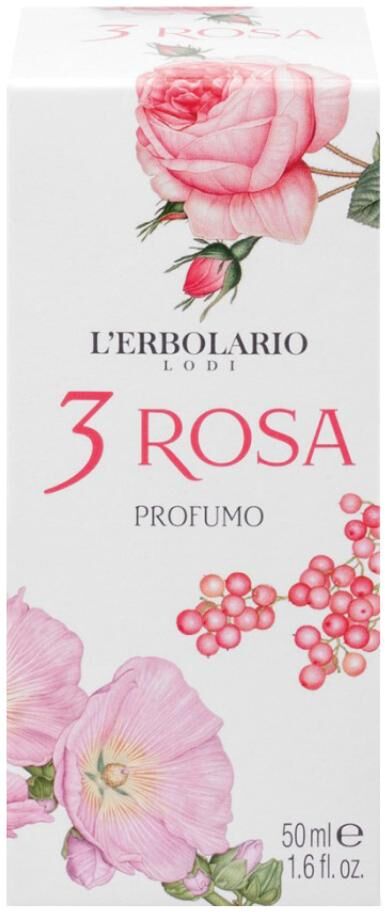 L'Erbolario 3 Rosa Acqua Profumo 50ml