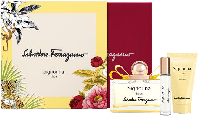 Salvatore Ferragamo Signorina Libera Confezione 100 ML Eau de Parfum + 50 ML Body Lotion + 10 ML Eau de Parfum Travel Spray