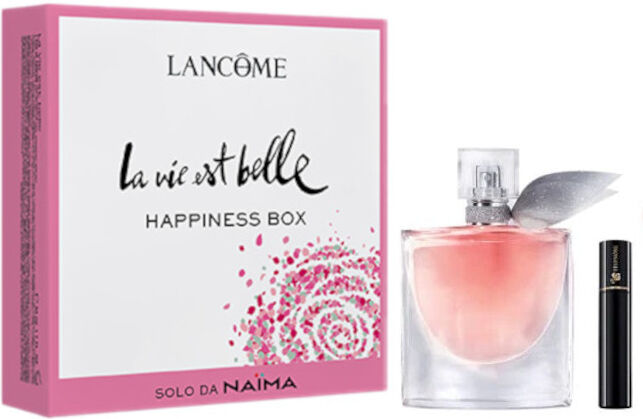 Lancome La Vie est belle Eau de Parfum Refillable Hppiness Box 50 ML Eau de Parfum + mini mascara Hypnose nero