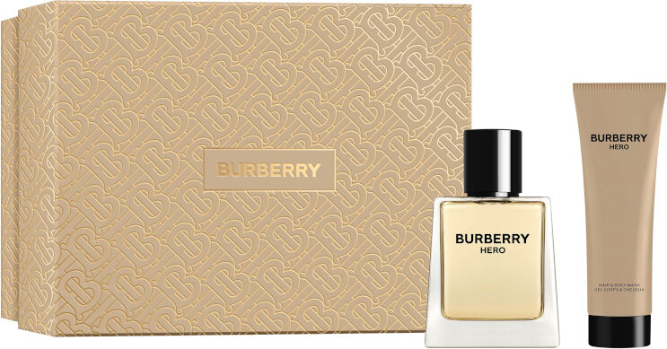 Burberry Hero EDT Confezione 50 ML Eau de Toilette + 75 ML Shower Gel