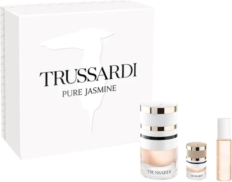 Trussardi Pure Jasmine Confezione 60 ML Eau de Parfum + 7 ML Eau de Parfum miniatura + 10 ML Purse Spray Eau de Parfum