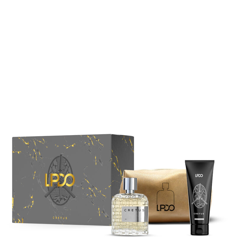 LPDO Cretus Confezione 100 ML Eau de Parfum Intense + 100 ML Body Wash + Pochette