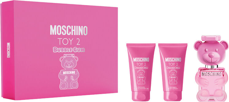 Moschino Toy 2 Bubble Gum Confezione 50 ML Eau de Toilette + 50 ML Body Lotion + 50 ML Shower Gel