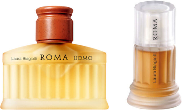 Laura Biagiotti Roma Uomo Confezione 125 ML Roma Uomo Eau de Toilette + 25 ML Roma Donna Eau de Toilette