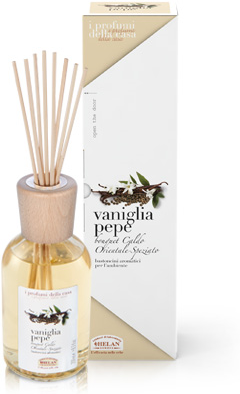 Helan I PROFUMI DELLA CASA Bastoncini Aromatici Vaniglia Pepe 250 ml