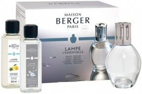 Maison Berger Paris Cofanetto Essentielle - Lamp Ovale + Neutre Essentiel 250 ml + Zeste de Verveine