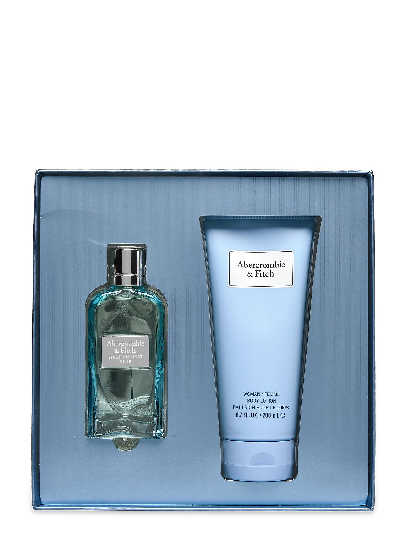 Abercrombie & Fitch First Instinct Blue Woman 50Ml Edt + 200Ml Bl Parfyme Sett Nude Abercrombie & Fitch