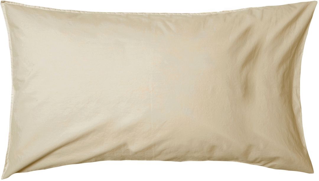 Himla Hope Plain Pillowcase Home Textiles Bedtextiles Pillow Cases Beige Himla