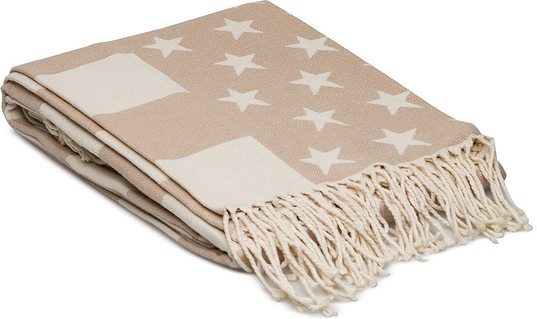 Lexington Home Flag Throw Home Textiles Bedtextiles Bedspread Beige Lexington Home