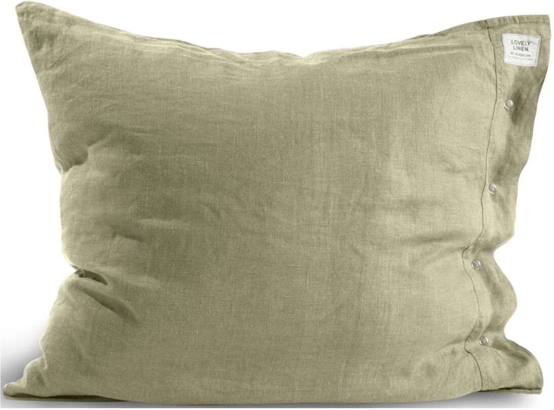 Lovely Linen Misty Pillow Case Home Textiles Bedtextiles Pillow Cases Grønn Lovely Linen