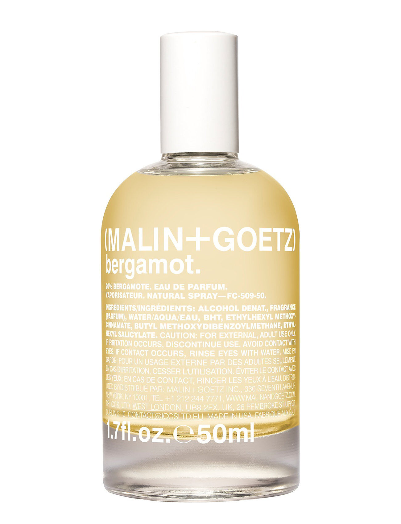 Malin+Goetz Bergamot Eau De Toilette Parfyme Eau De Parfum Nude Malin+Goetz