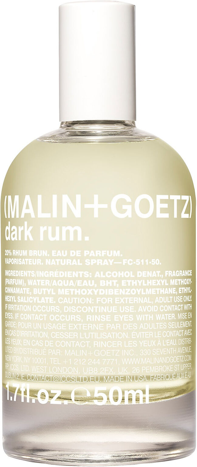 Malin+Goetz Dark Rum Eau De Parfum Parfyme Eau De Parfum Nude Malin+Goetz