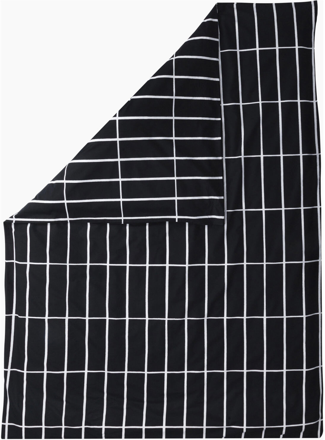 Marimekko Tiiliskivi Duvet Cover Home Textiles Bedtextiles Duvet Covers Svart Marimekko Home