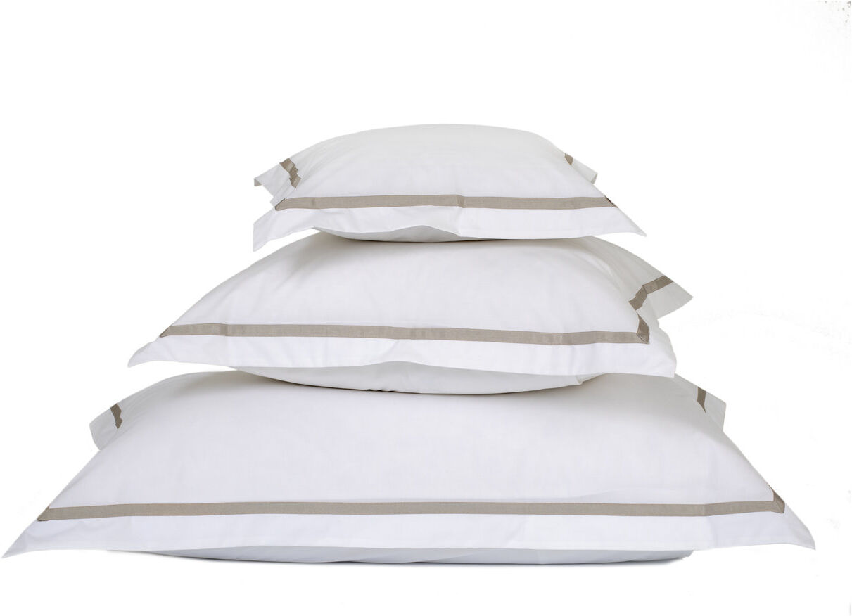 Mille Notti Singolo Pillowcase Organic Home Textiles Bedtextiles Pillow Cases Beige Mille Notti