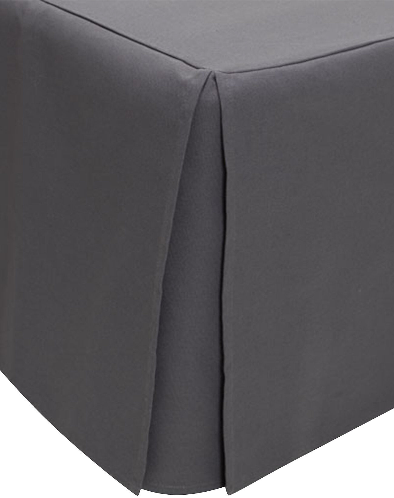 Mille Notti Napoli Bed Skirt Home Textiles Bedtextiles Bed Skirt Grå Mille Notti