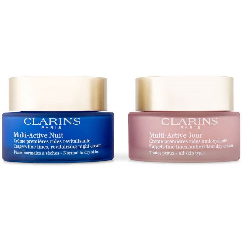 Clarins Multi Active Day & Night Cream Partners Sett 2 x 50 ml Gaveeske