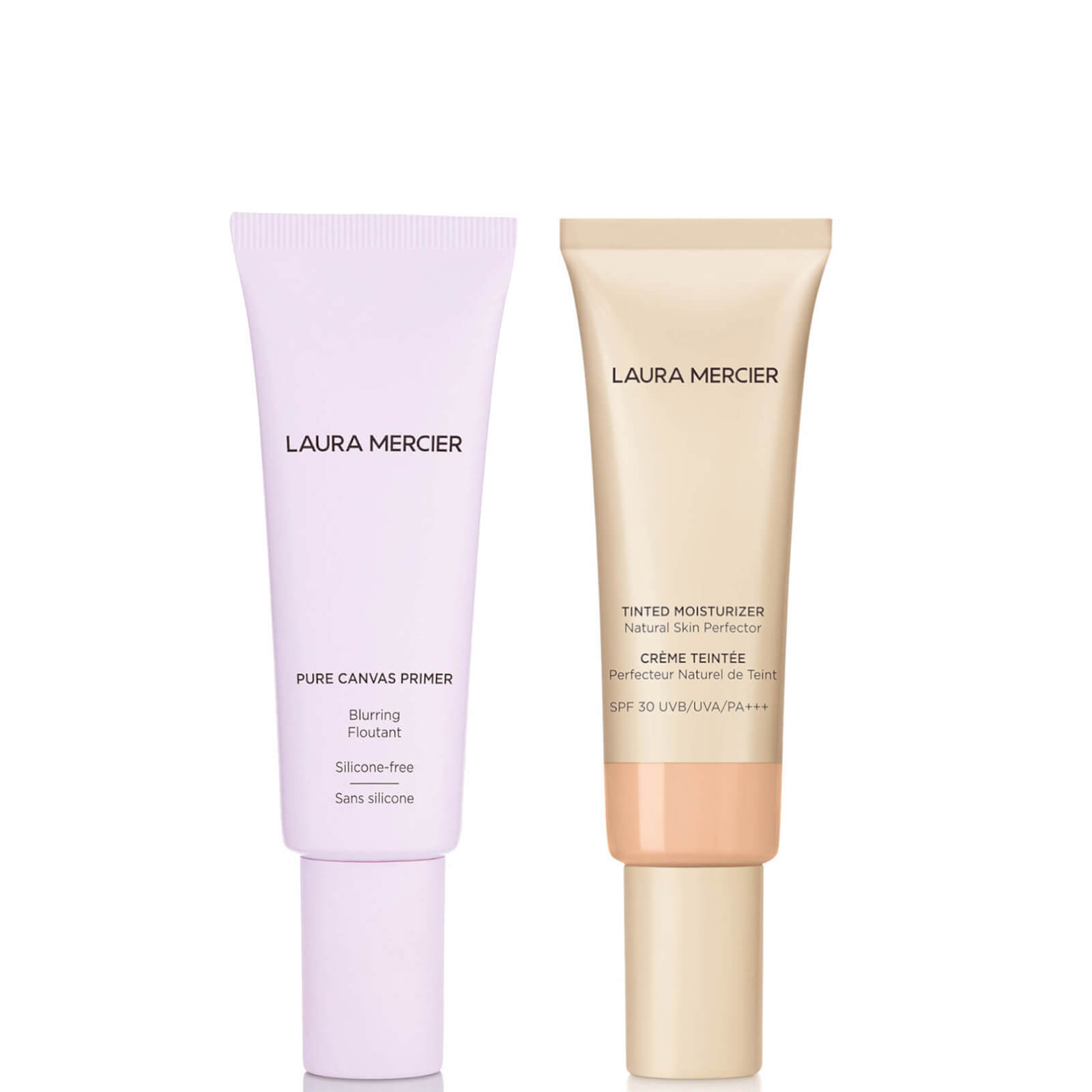 Laura Mercier Pure Canvas Perfecting Primer Bundle (Various Shades) - Petal