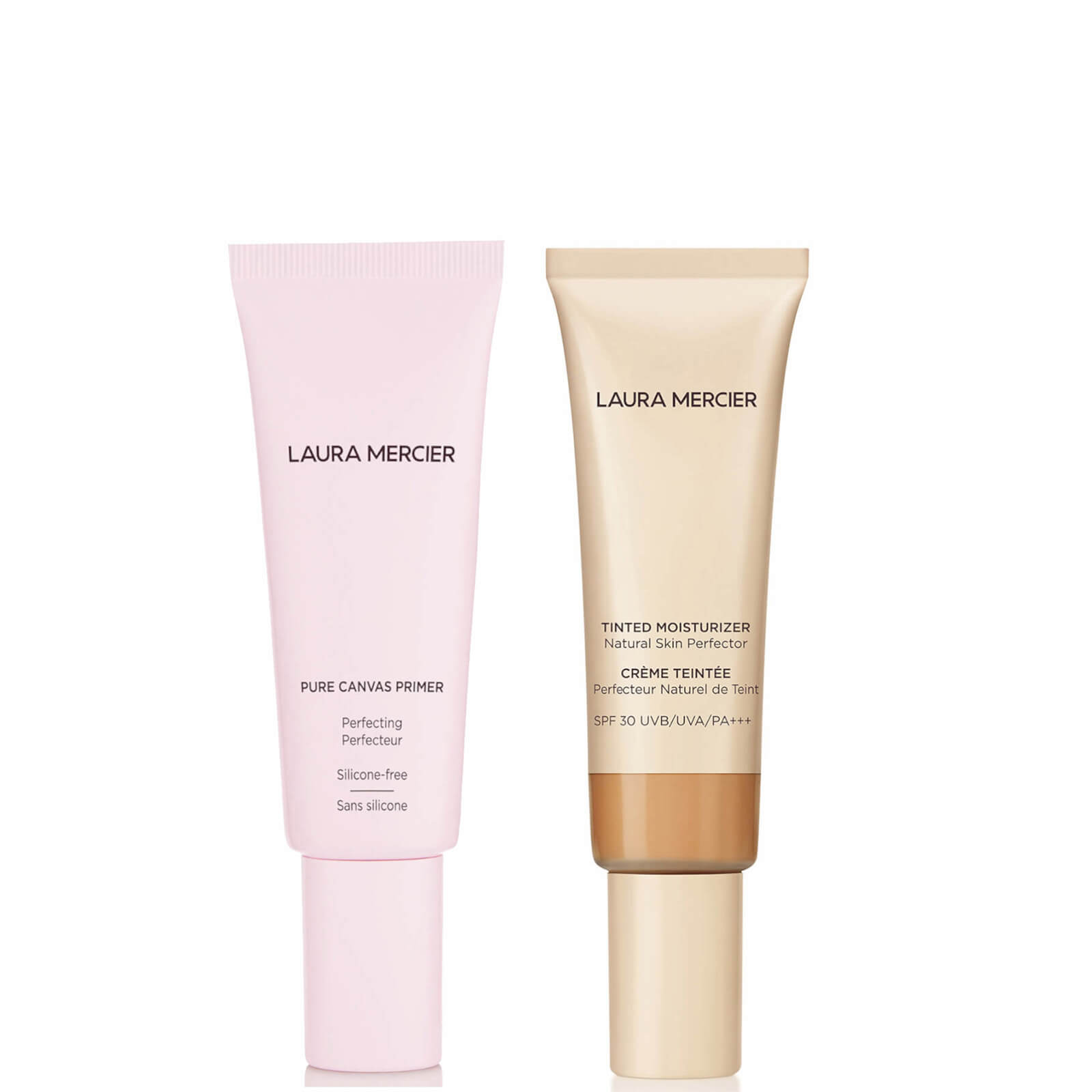 Laura Mercier Pure Canvas Perfecting Primer Bundle (Various Shades) - Sand