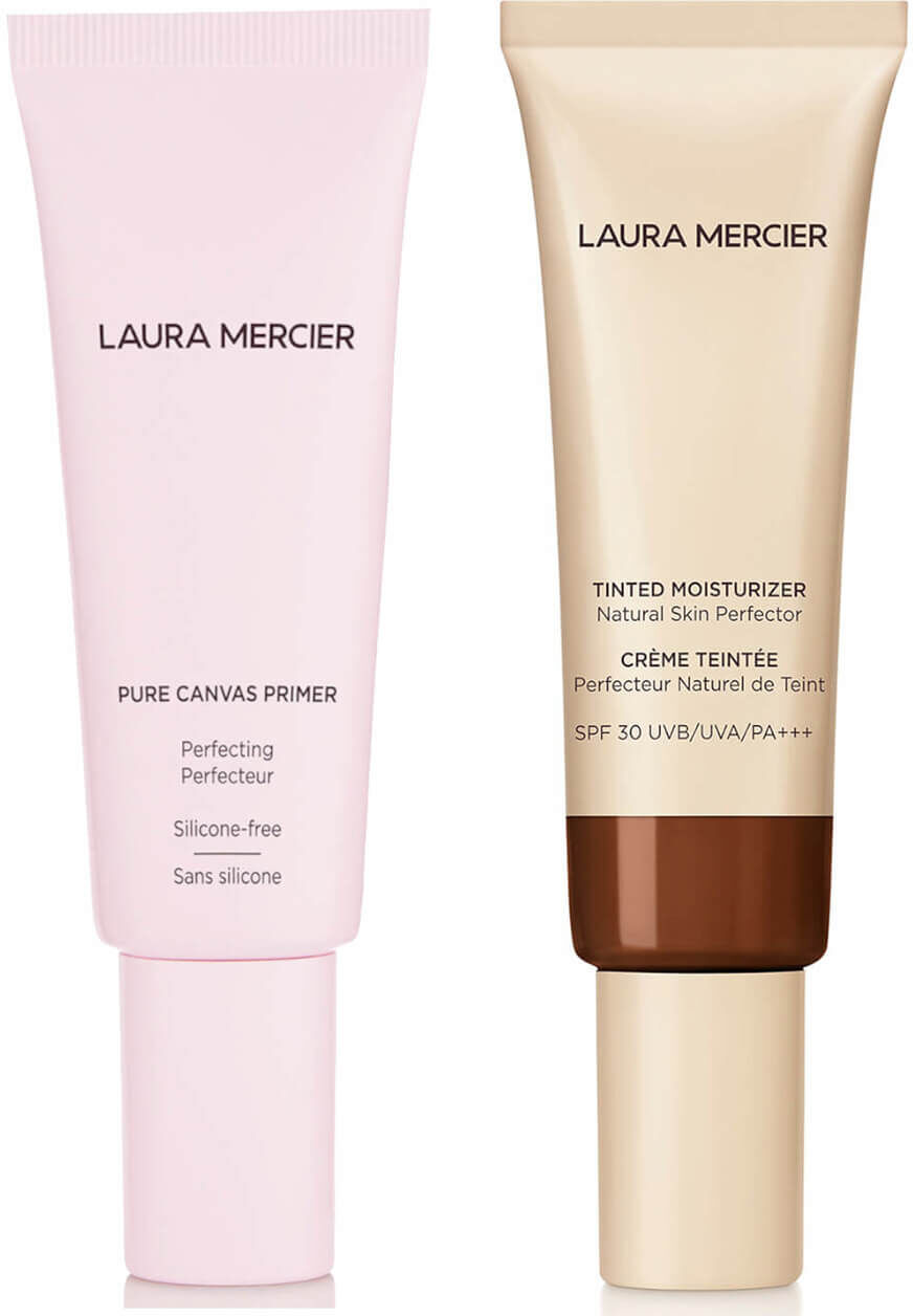 Laura Mercier Pure Canvas Perfecting Primer Bundle (Various Shades) - Cacao