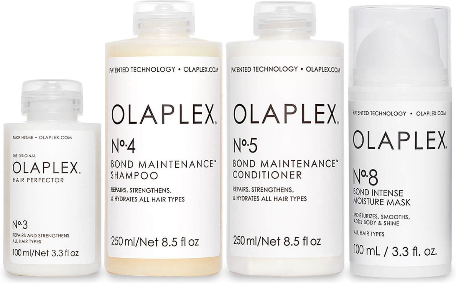 Olaplex No.3, No.4, No.5 og No.8 Bundle