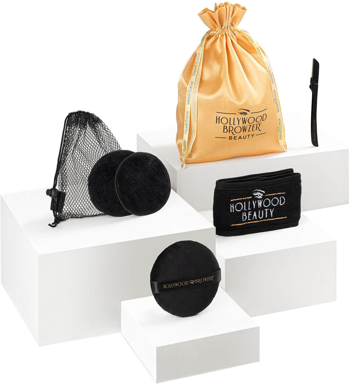 Hollywood Browzer Beauty Hollywood Browzer Complete Dermaplaning Kit (Various Shades) - Black