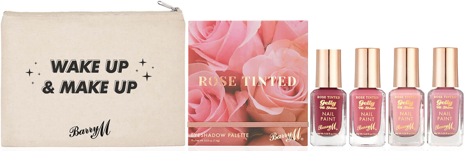 Barry M Cosmetics Rose Makeup Gift Set