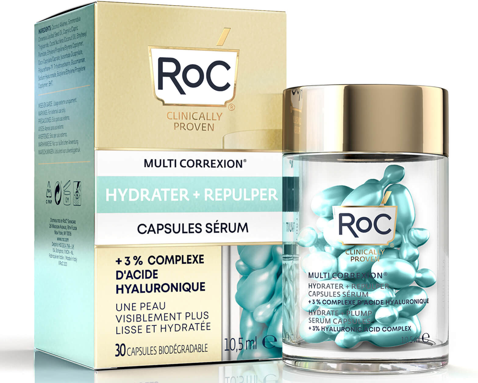 RoC Skincare RoC Multi Correxion Hydrate and Plump Capsules (Various Options) - 30 Capsules