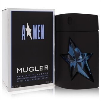 ANGEL by Thierry Mugler - Eau De Toilette Spray Refillable (Rubber) 100 ml - for menn