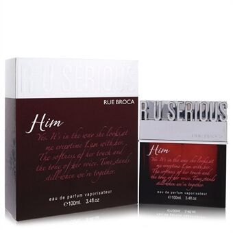 R U Serious Him by Rue Broca - Eau De Parfum Spray 100 ml - for menn