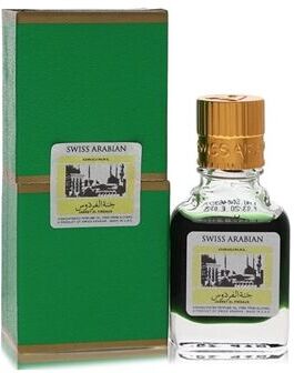 Jannet El Firdaus by Swiss Arabian - Concentrated Perfume Oil Free From Alcohol (Unisex Black Edition Floral Attar) 9 ml - for menn