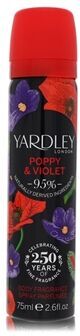 Yardley Poppy & Violet by Yardley London - Body Fragrance Spray 77 ml - for kvinner