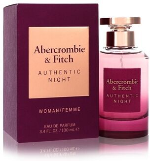 Abercrombie & Fitch Authentic Night by Abercrombie & Fitch - Eau De Parfum Spray 100 ml - for kvinner