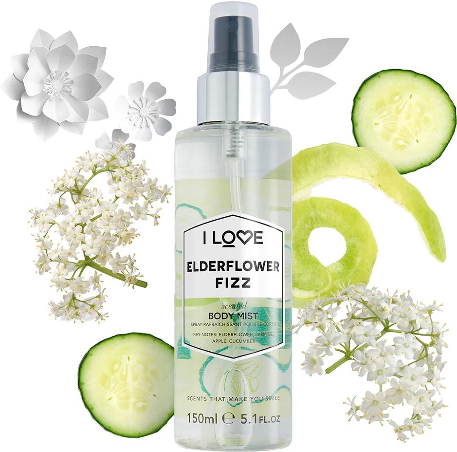 I love… Elderflower Fizz, 150 ml I love… Body Mist