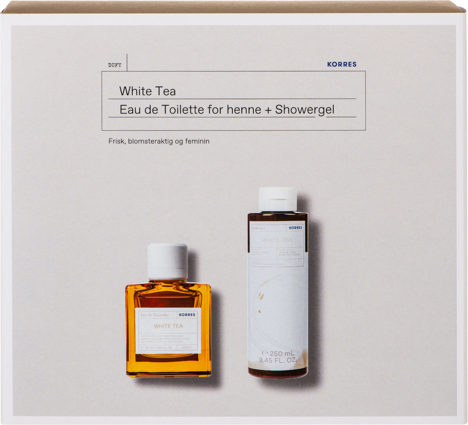 Korres White Tea Shower Gel + Edt Set