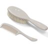 BabyOno Take Care Hairbrush and Comb conjunto Gray(para bebés 0+) . Take Care Hairbrush and Comb