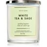 Bath & Body Works White Tea & Sage vela perfumada 227 g. White Tea & Sage
