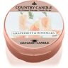 Country Candle Grapefruit & Rosemary vela do chá 42 g. Grapefruit & Rosemary